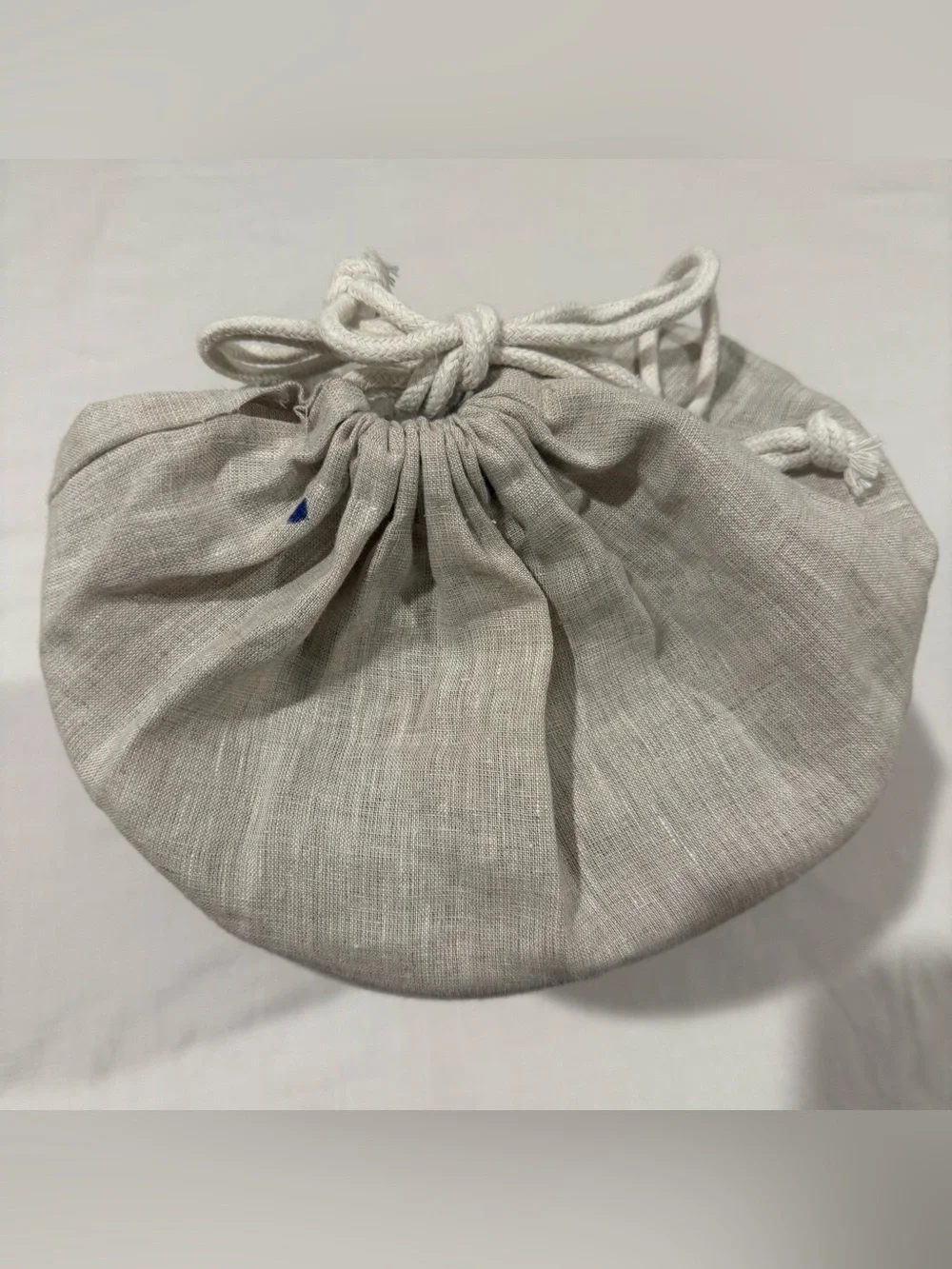 New Quince European Linen Duvet Cover Set Full/Queen - Chambray $194